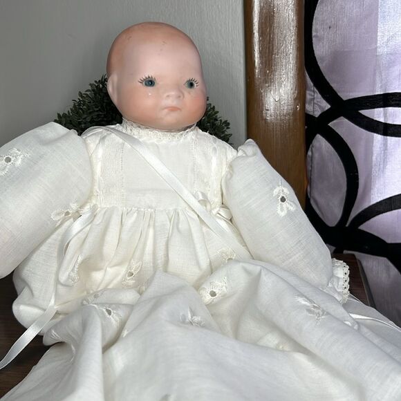 1982 10” Copr by Grace S Putnam Bisque Head Doll With Outfit Made In Germany - Picture 4 of 16